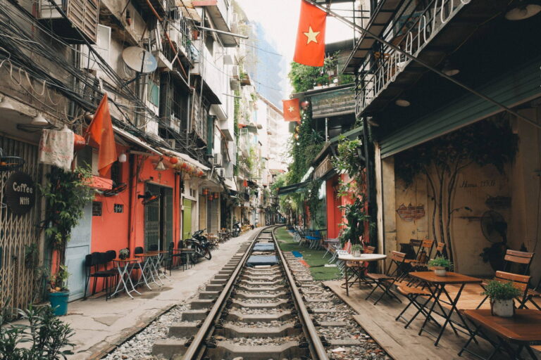 Phung Hung Street Art Murals & Train Street - Best 10 Things to Do in Hanoi on a Budget